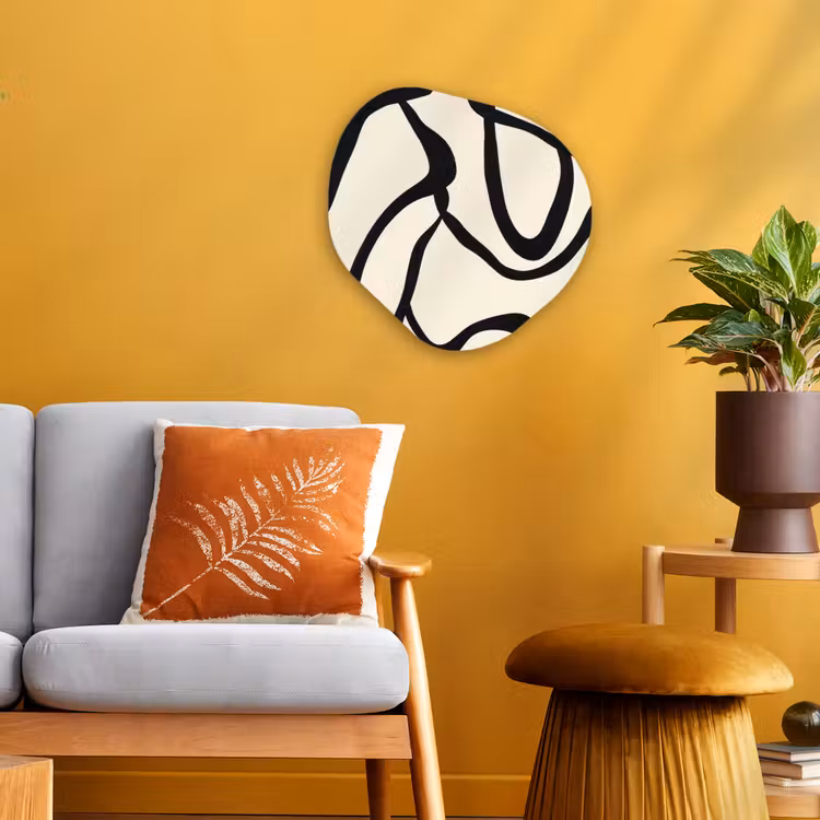 Organisch schilderij - Forex - Abstract - Lijnen - Modern - Beige — 3