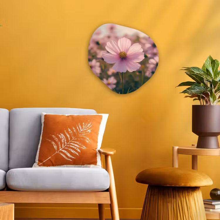Organisch schilderij - Forex - Bloemen - Paars - Wazig — 3
