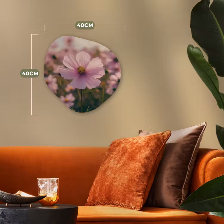 Organisch schilderij - Forex - Bloemen - Paars - Wazig — 4