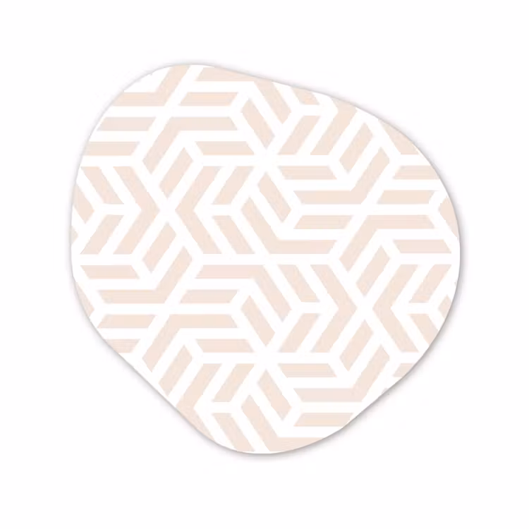Organisch schilderij - Forex - Beige - Geometrie - Patronen - Abstract — 1