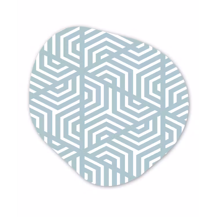 Organisch schilderij - Forex - Design - Geometrie - Patroon - Driehoek — 1