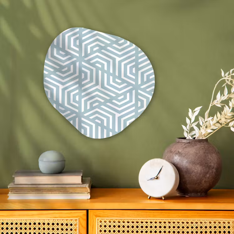 Organisch schilderij - Forex - Design - Geometrie - Patroon - Driehoek — 2