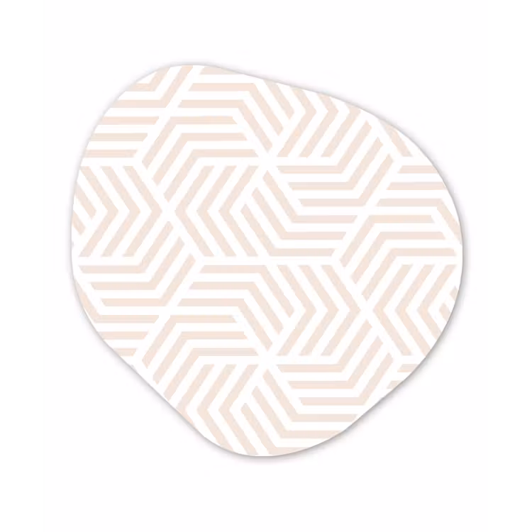 Organisch schilderij - Forex - Patroon - Geometrie - Design - Pastel — 1