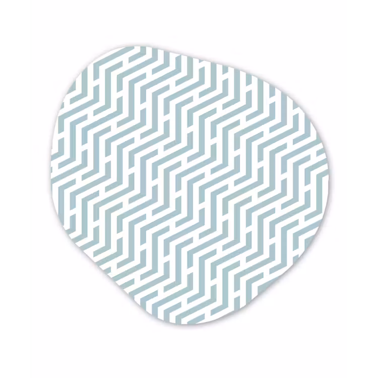 Organisch schilderij - Forex - Design - Geometrie - Patroon - Groen — 1