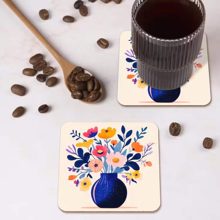 Onderzetter - Vaas - Bloemen - Boeket — 4