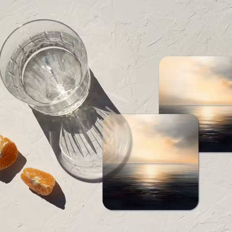 Onderzetter - Zon - Horizon - Zee — 3