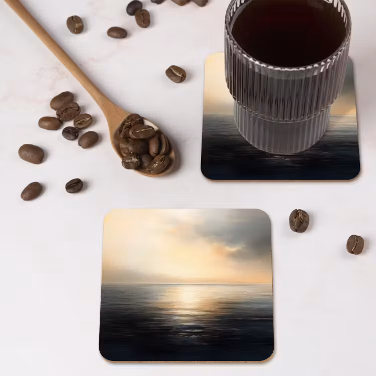 Onderzetter - Zon - Horizon - Zee — 4
