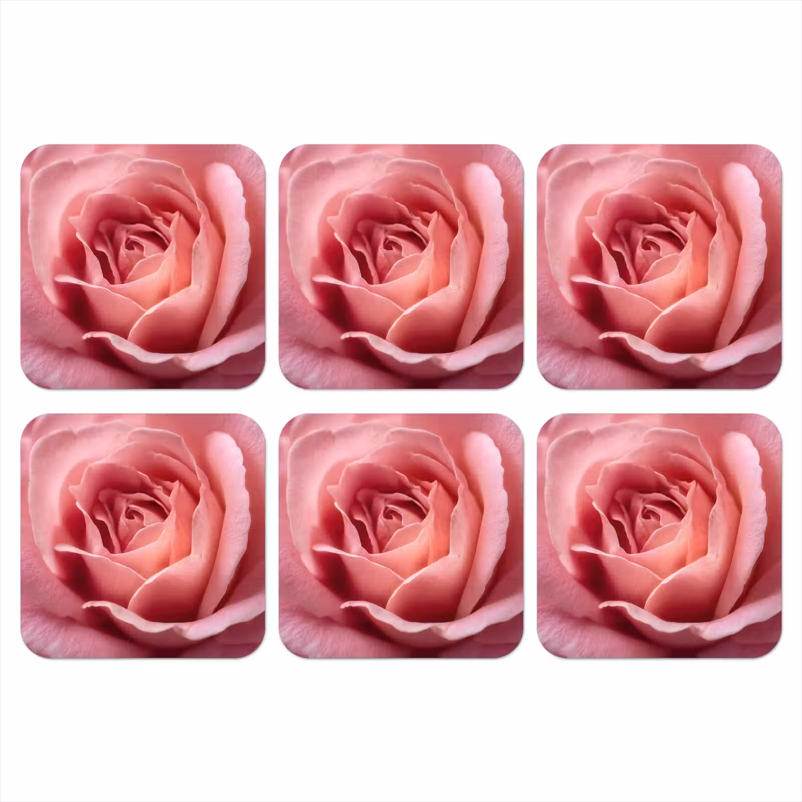 Onderzetter - Roze - Roos - Romantisch — 1