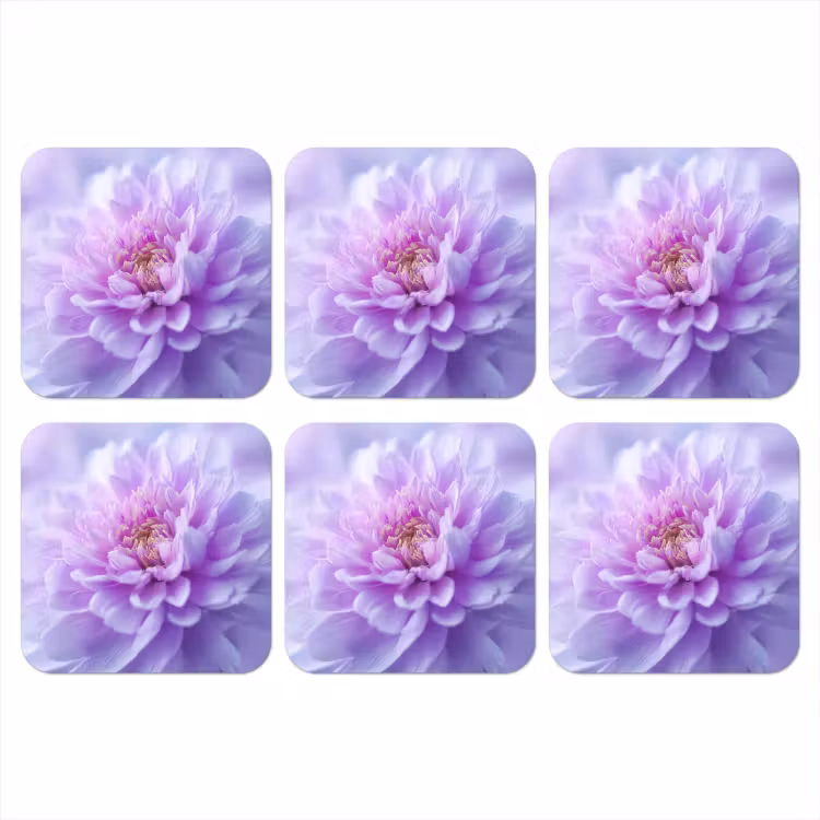 Onderzetter - Paars - Dahlia - Dromerig — 1