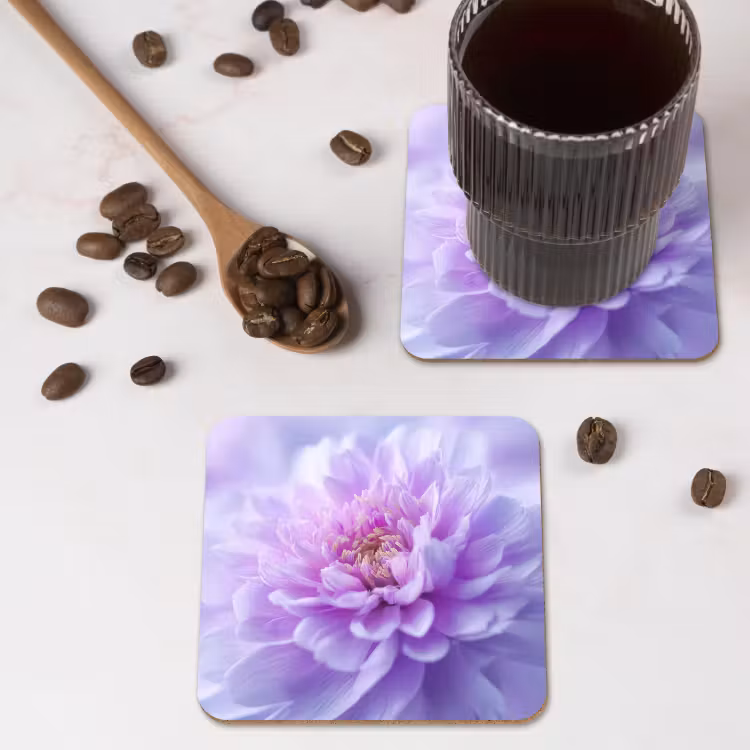 Onderzetter - Paars - Dahlia - Dromerig — 4