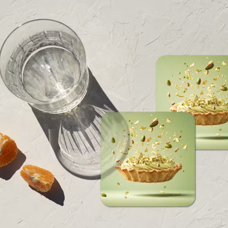 Onderzetter - Pistache - Taart - Noten - Eten — 3