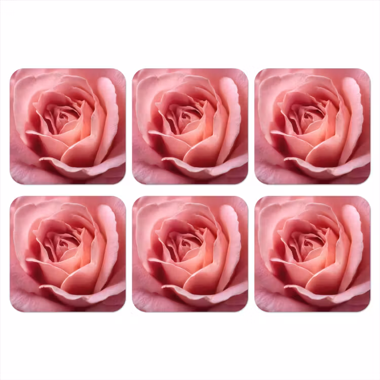 Onderzetter - Roze - Roos - Romantisch — 1
