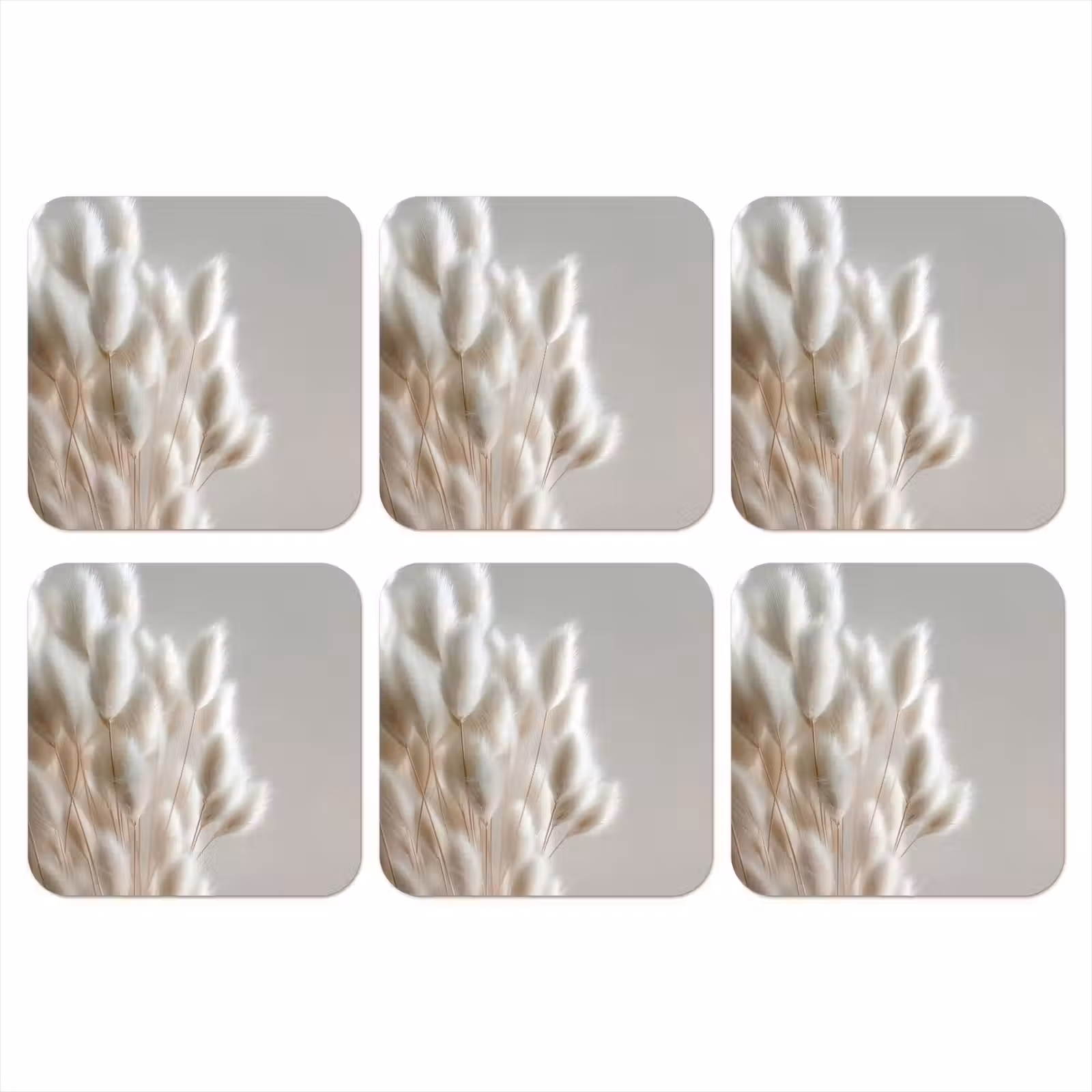Onderzetter - Pluimen - Beige - Minimalistisch — 1