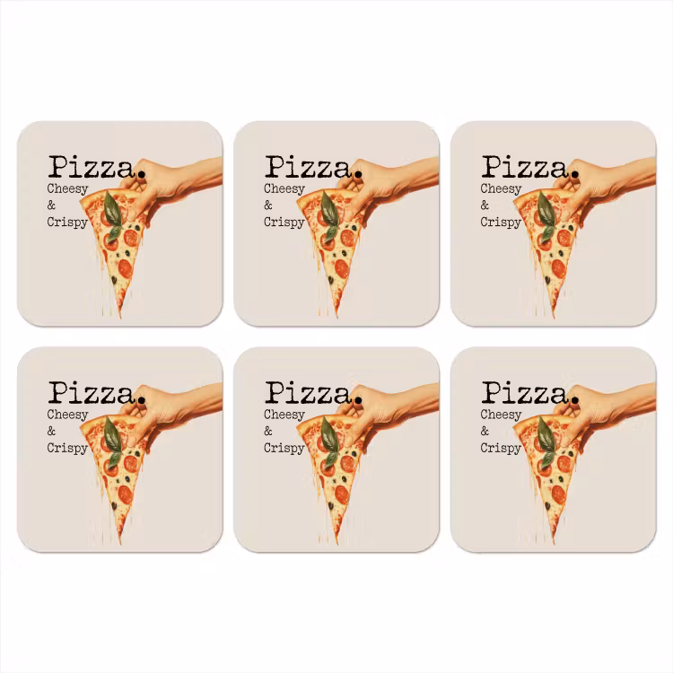 Onderzetter​ - Pizza - Kaas - Pepperoni — 1