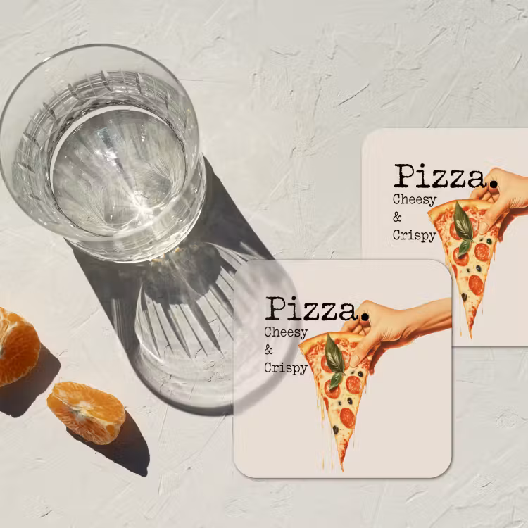 Onderzetter​ - Pizza - Kaas - Pepperoni — 3