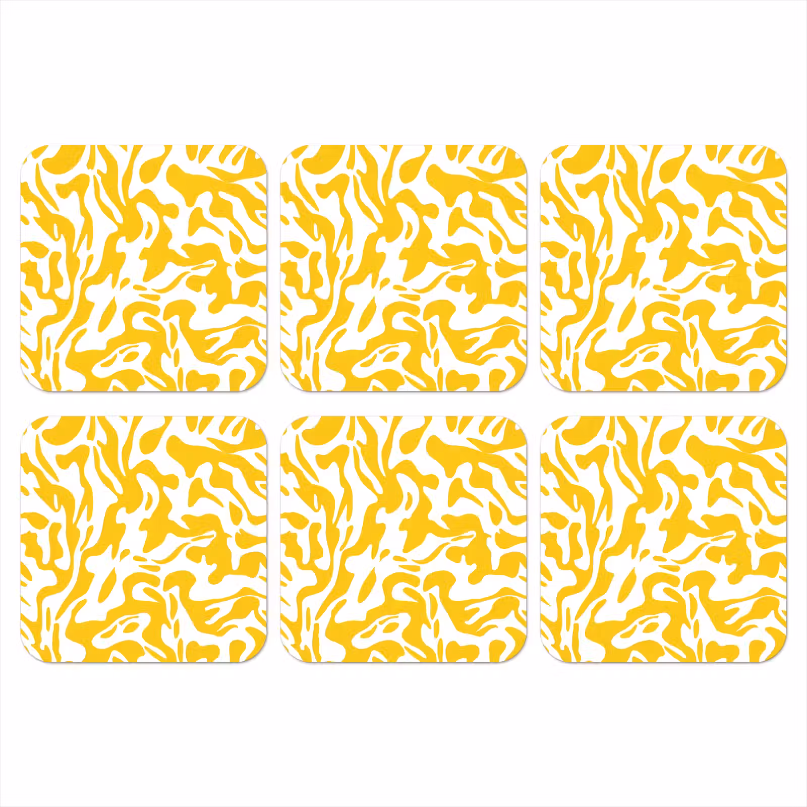 Onderzetter - Vormen - Wit - Abstract — 1