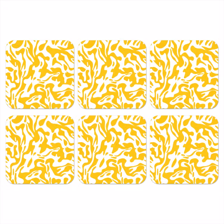 Onderzetter - Vormen - Wit - Abstract — 1