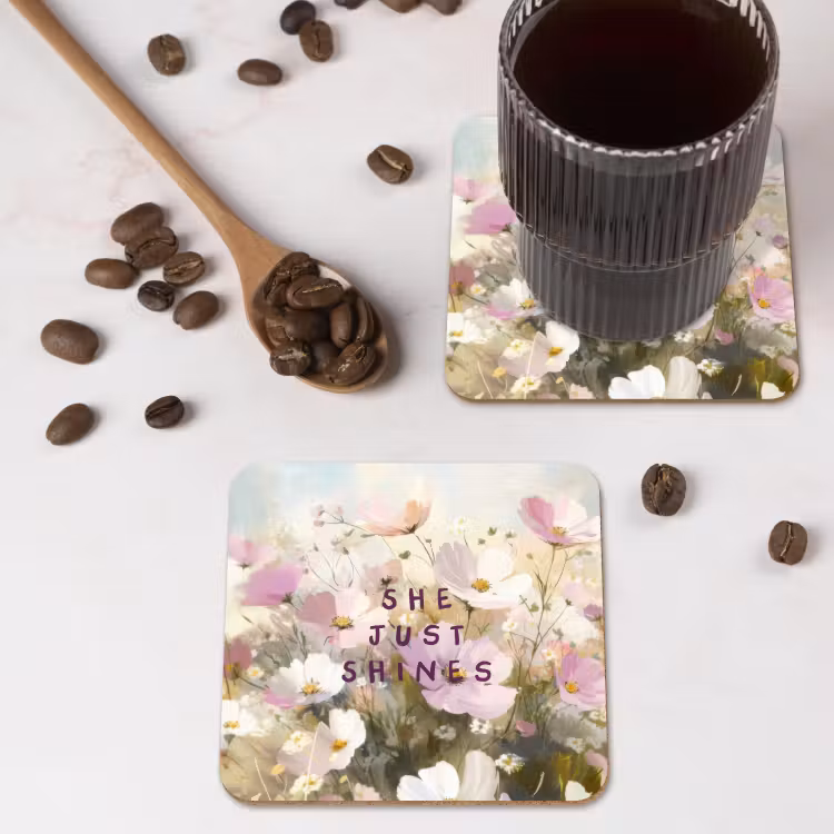 Onderzetter - Quote - Bloemen - Schilderachtig — 4