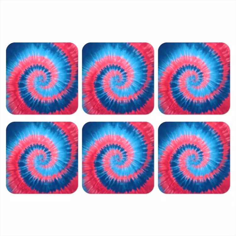 Onderzetter - Spiraal - Roze - Draaiend — 1