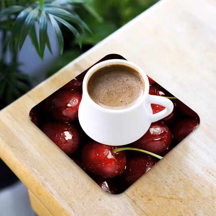Onderzetter​ - Rood - Fruit - Kersen — 2