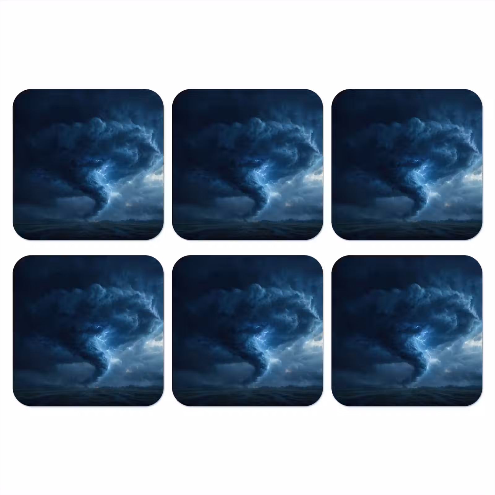 Onderzetter - Tornado - Duister - Wolken — 1