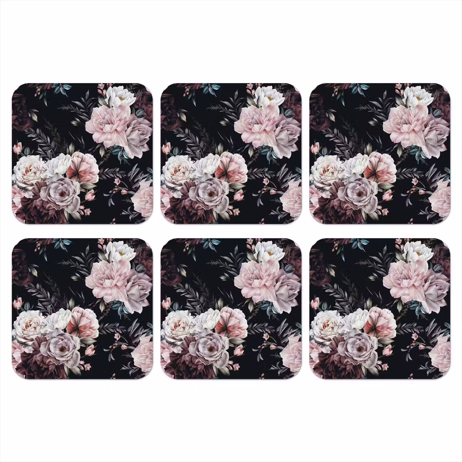 Onderzetter - Vintage - Rozen - Romantisch - Bloemen — 1