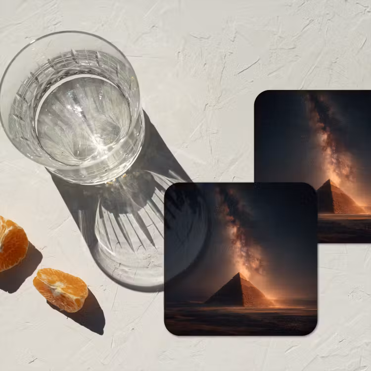 Onderzetter - Piramide - Woestijn - Licht — 3