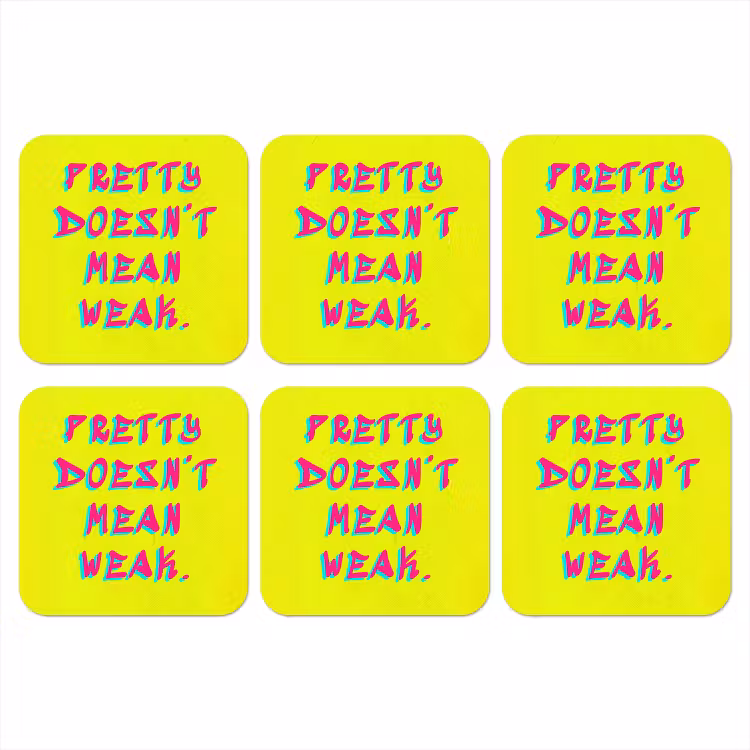 Onderzetter - Quote - Minimalistisch - Kleurrijk — 1
