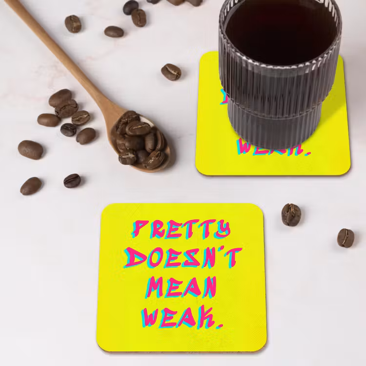 Onderzetter - Quote - Minimalistisch - Kleurrijk — 4