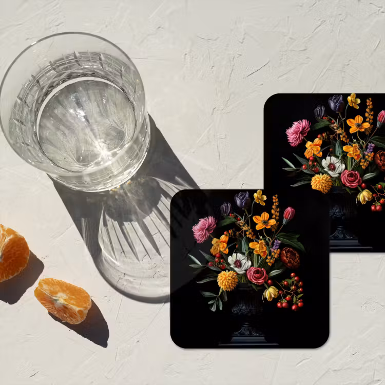 Onderzetter - Sierlijk - Boeket - Bladeren — 3