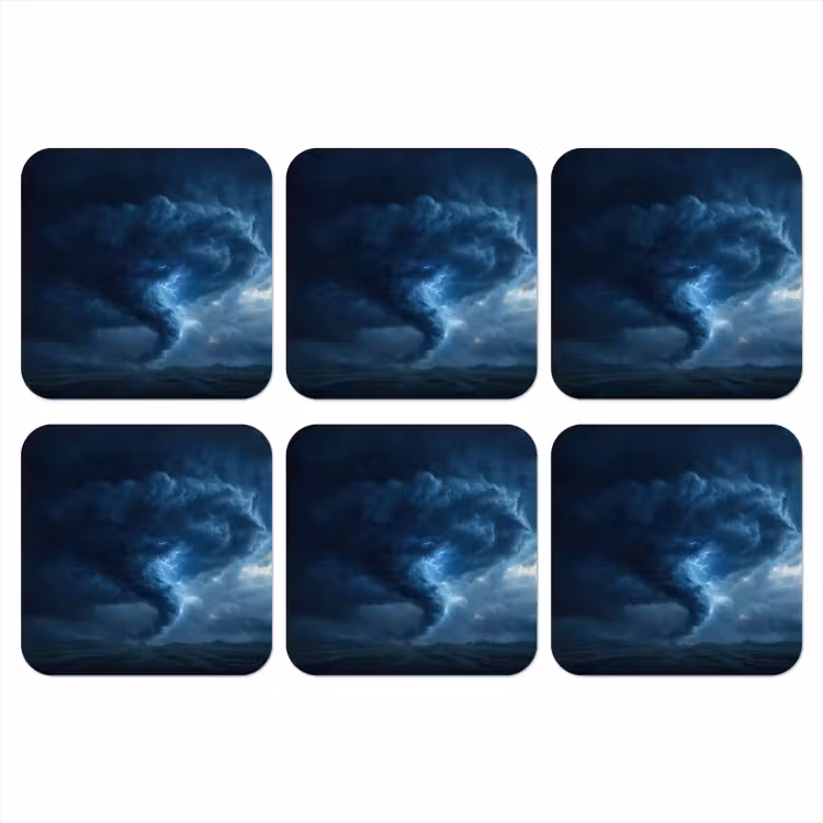 Onderzetter - Tornado - Duister - Wolken — 1