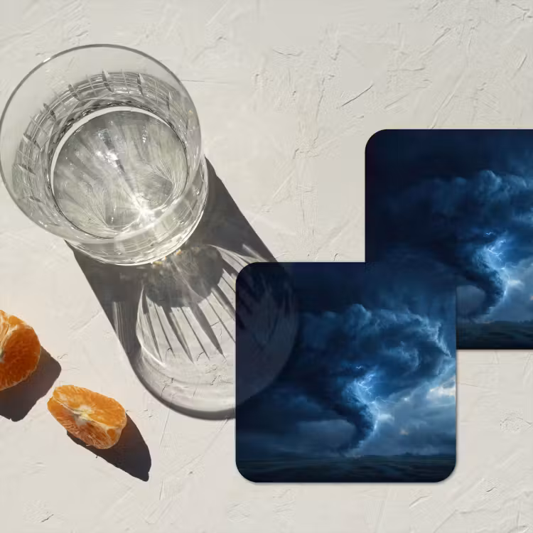 Onderzetter - Tornado - Duister - Wolken — 3