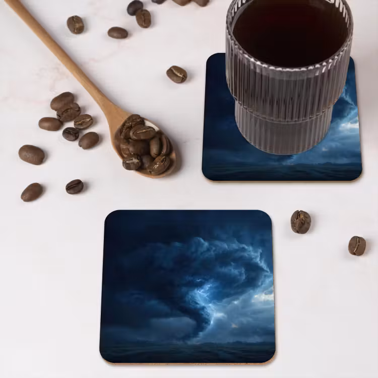 Onderzetter - Tornado - Duister - Wolken — 4
