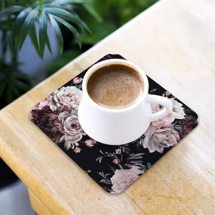 Onderzetter - Vintage - Rozen - Romantisch - Bloemen — 2