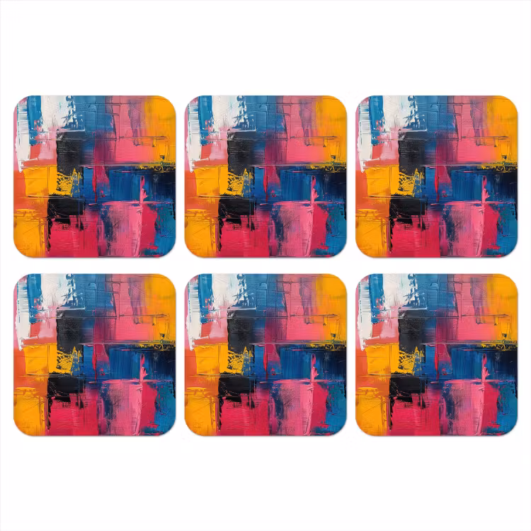 Onderzetter - Verflook - Kunst - Modern - Abstract — 1