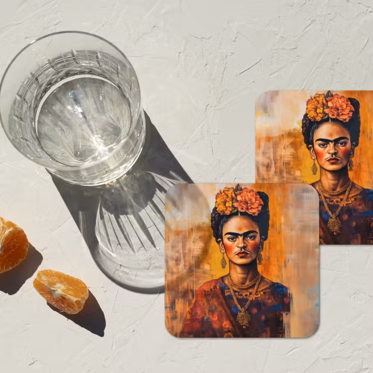 Onderzetter - Portret - Sieraden - Schilderachtig — 3