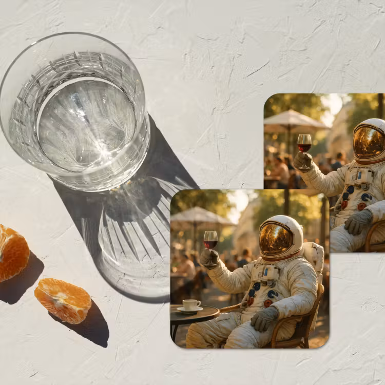 Onderzetter - Wijn - Rood - Terras - Koffie — 3