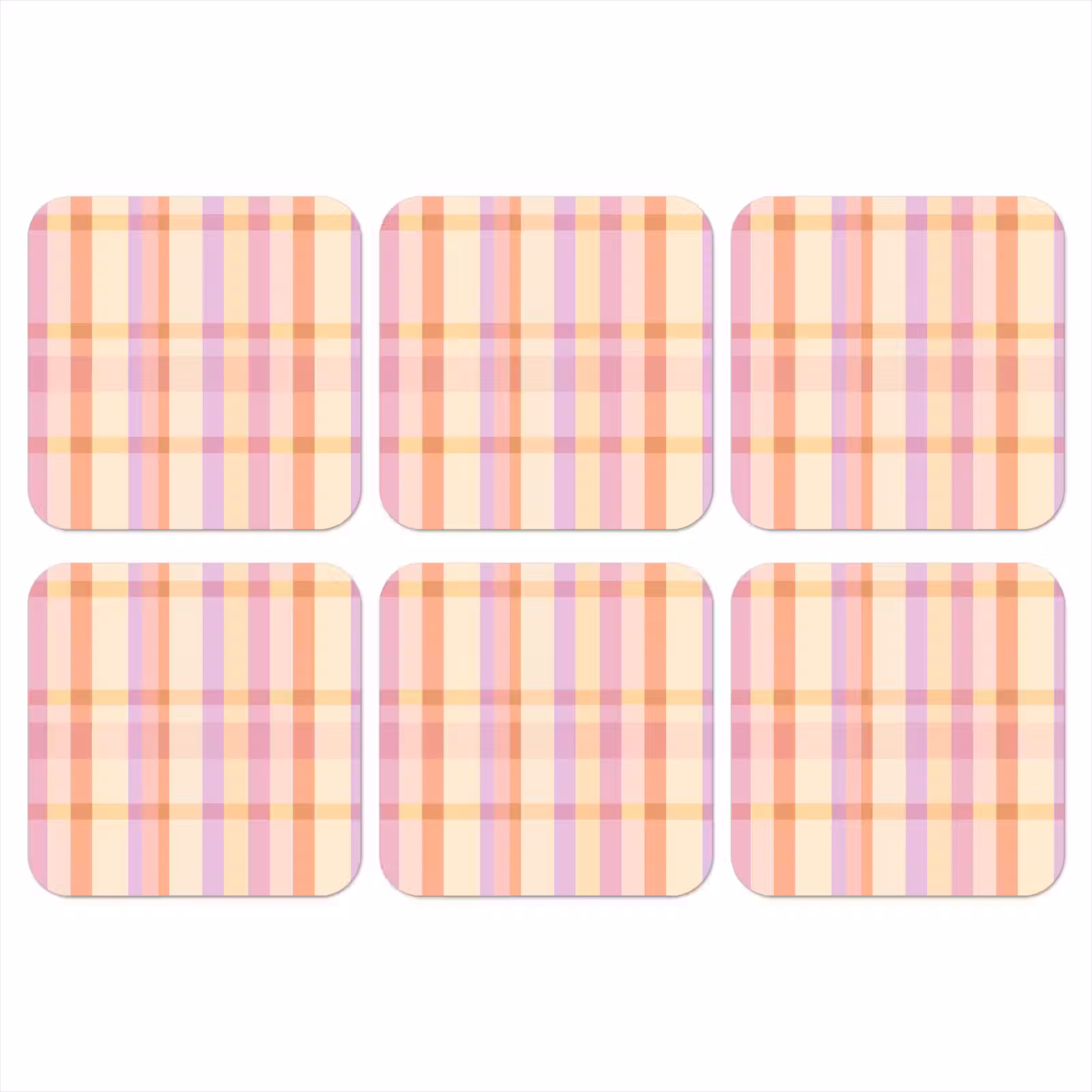 Onderzetter - Pastel - uitpatroon - Geometrisch — 1