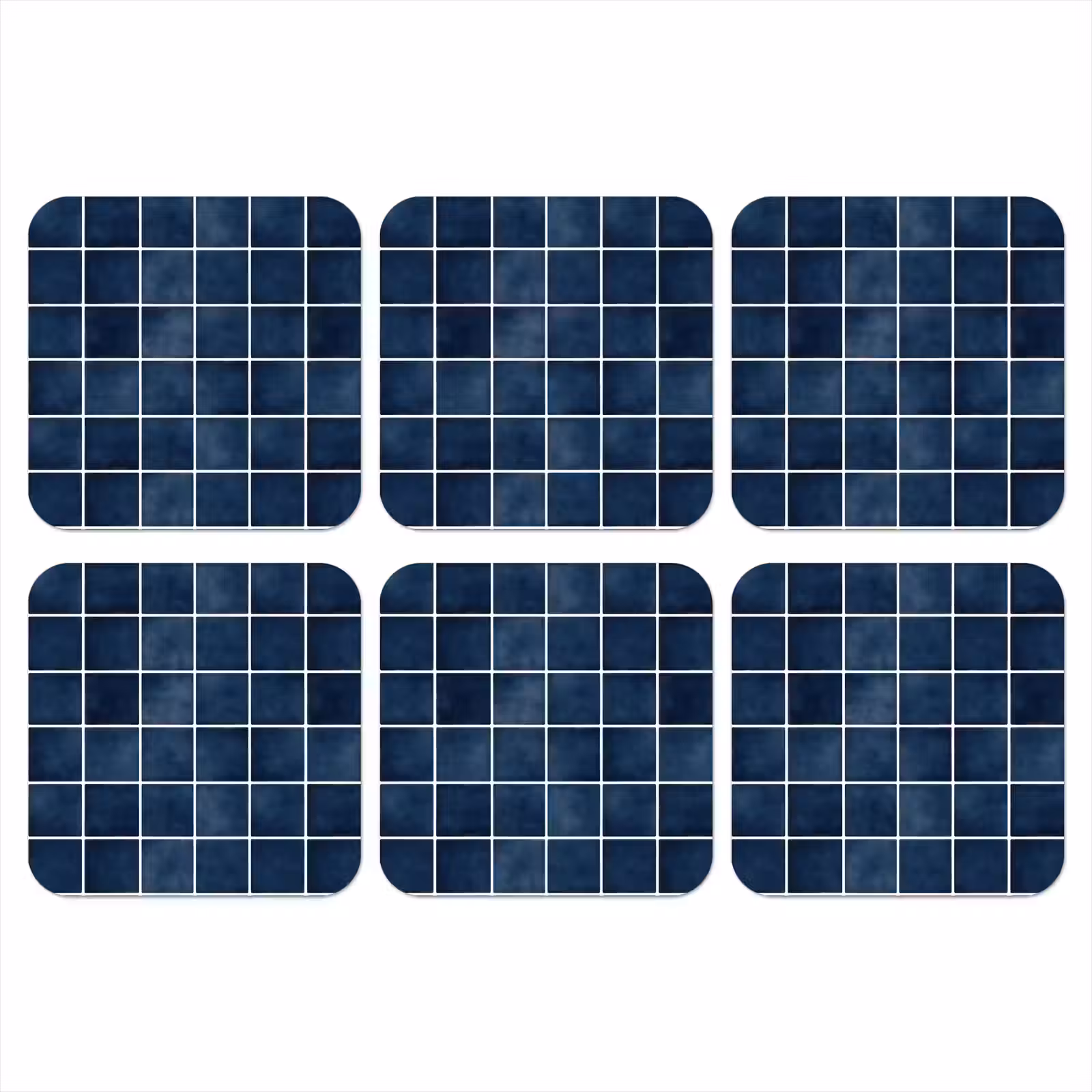 Onderzetter - Tegel - Modern - Blauw — 1
