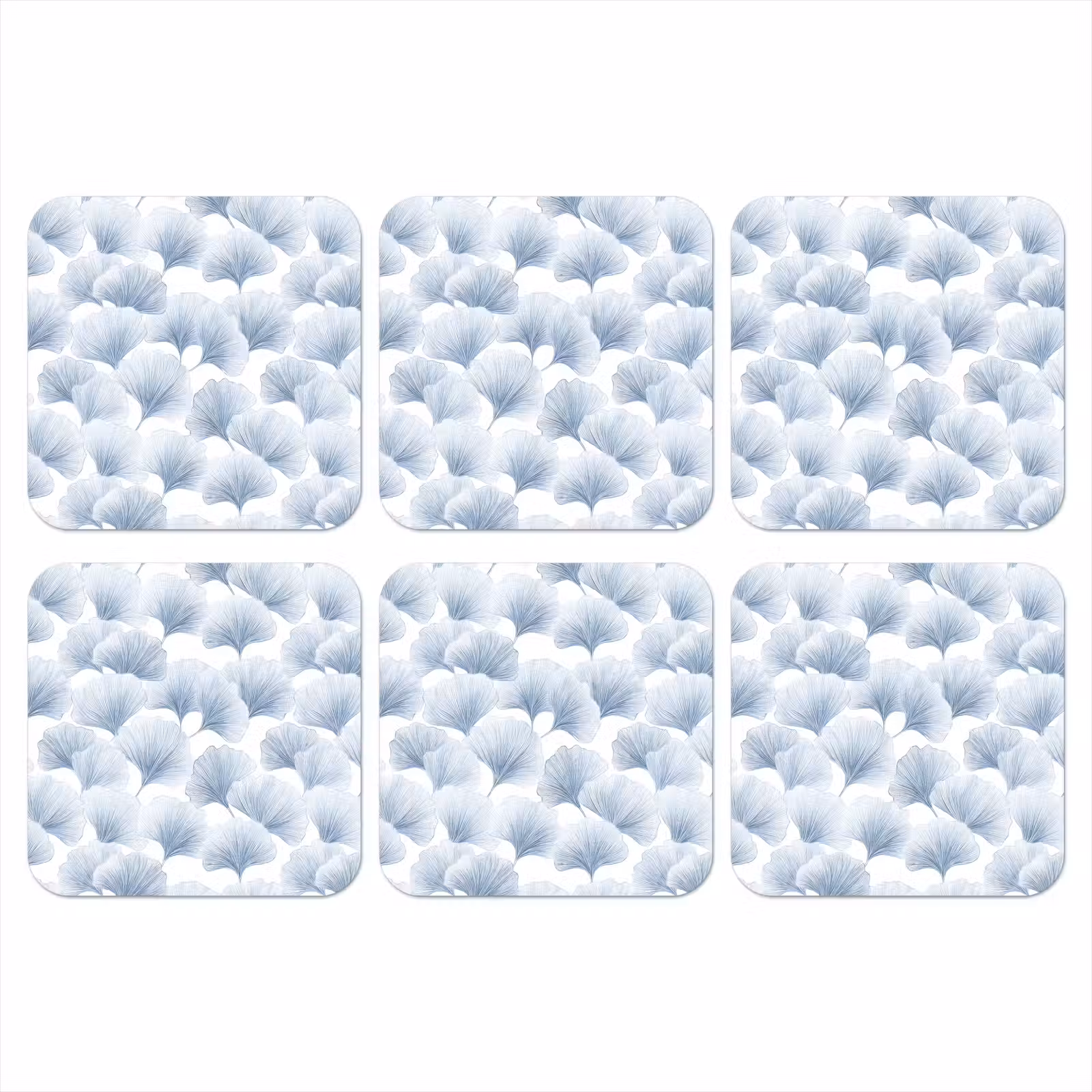 Onderzetter - Waaier - Modern - Blauw — 1