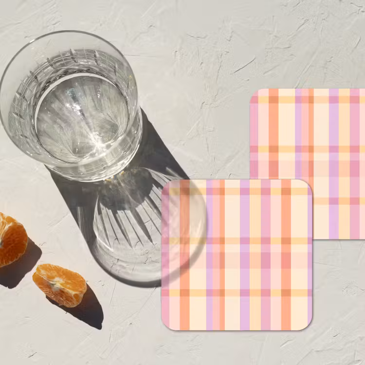 Onderzetter - Pastel - uitpatroon - Geometrisch — 3
