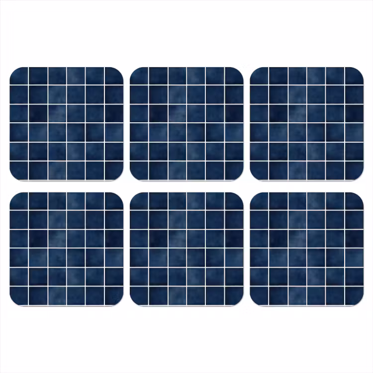 Onderzetter - Tegel - Modern - Blauw — 1