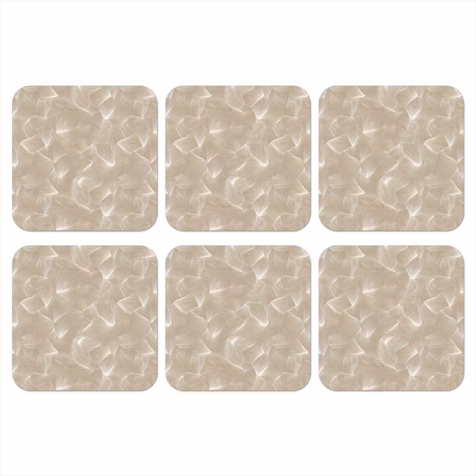 Onderzetter - Organisch - Textuur - Beige — 1