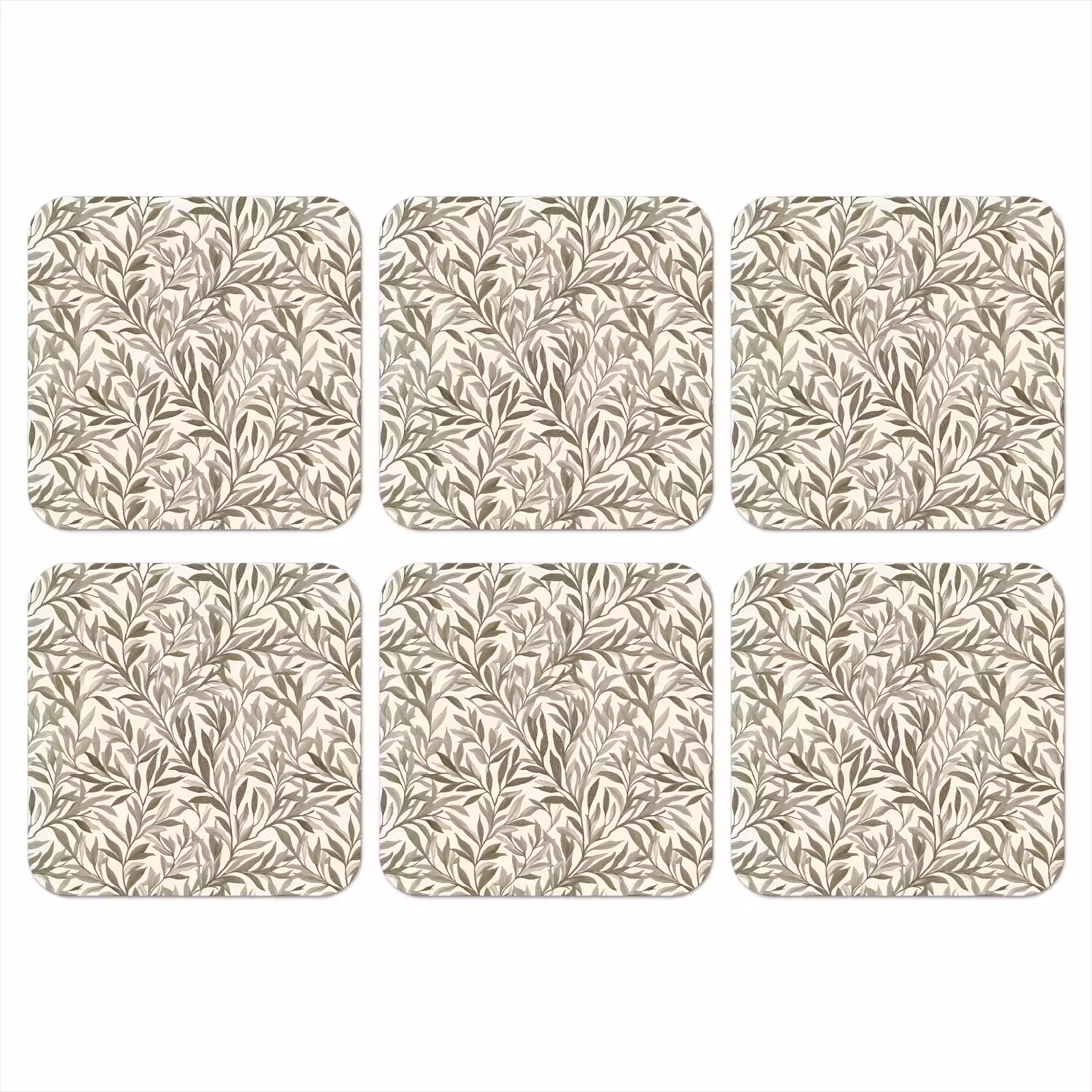 Onderzetter - Takken - Botanisch - Taupe — 1