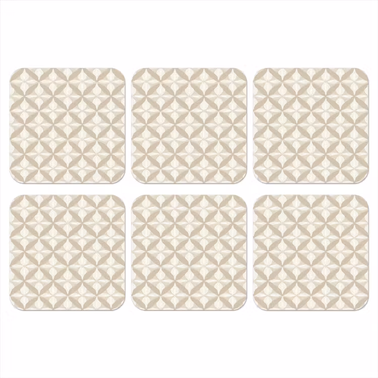 Onderzetter - Patroon - Klassiek - Beige — 1