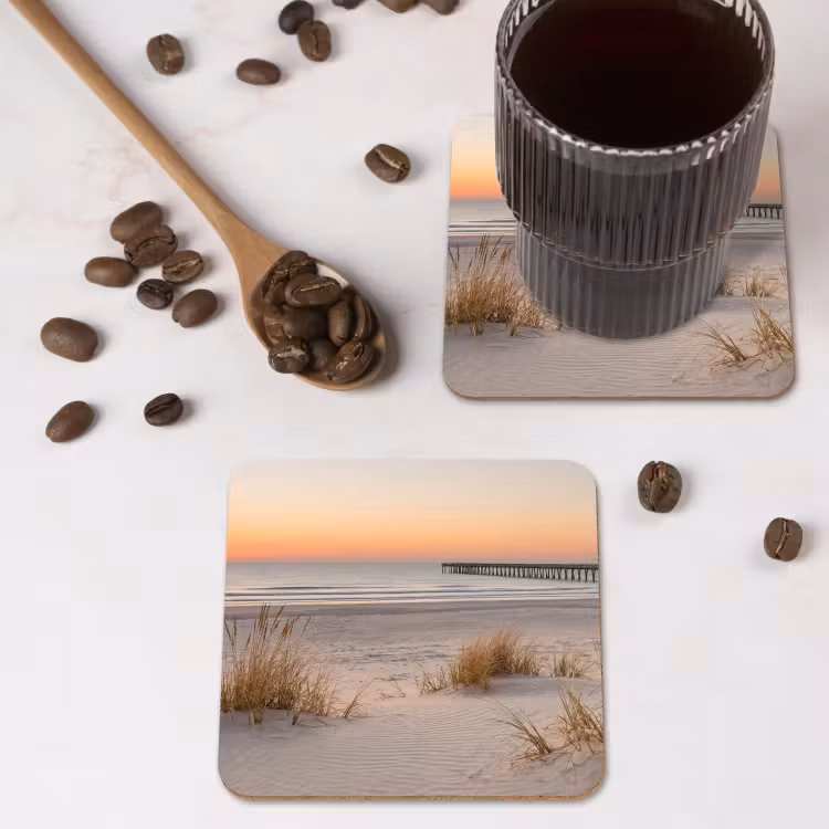 Onderzetter - Pier - Zonsondergang - Strand — 4