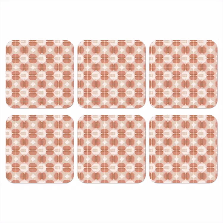 Onderzetter - Retro - Klassiek - Roze — 1
