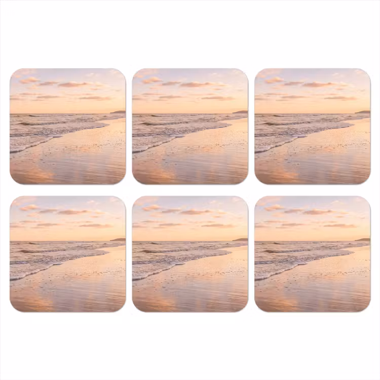 Onderzetter - Strand - Branding - Wolken — 1