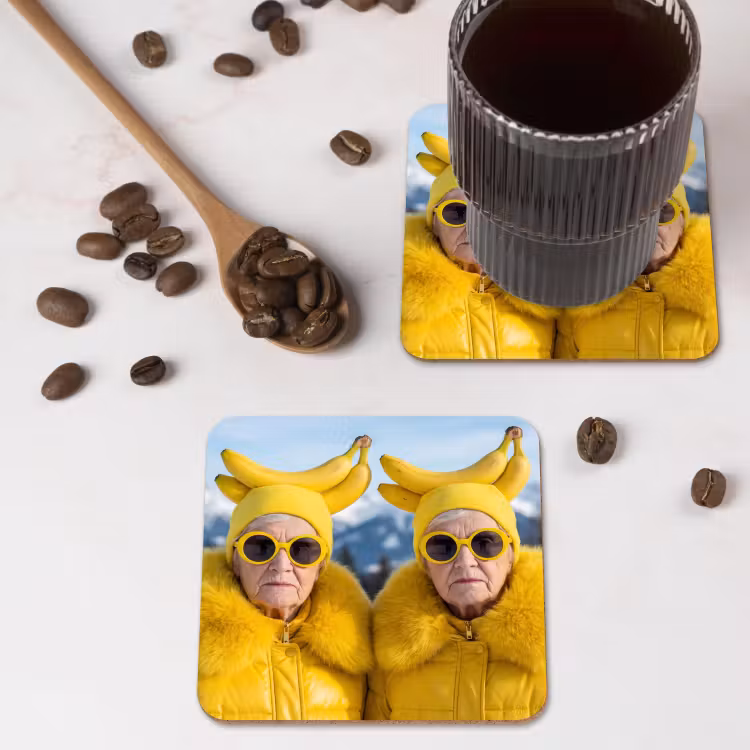 Onderzetter - Vrouwen - Bananen - Geel — 4
