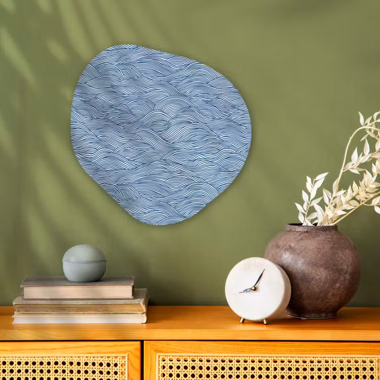 Organisch schilderij - Forex - Golven - Ritmisch - Blauw — 2